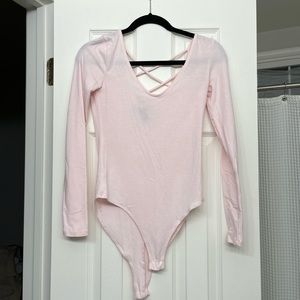 Light Pink Forever 21 Body Suit